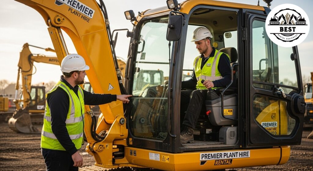 Contractor operating unfamiliar excavator model