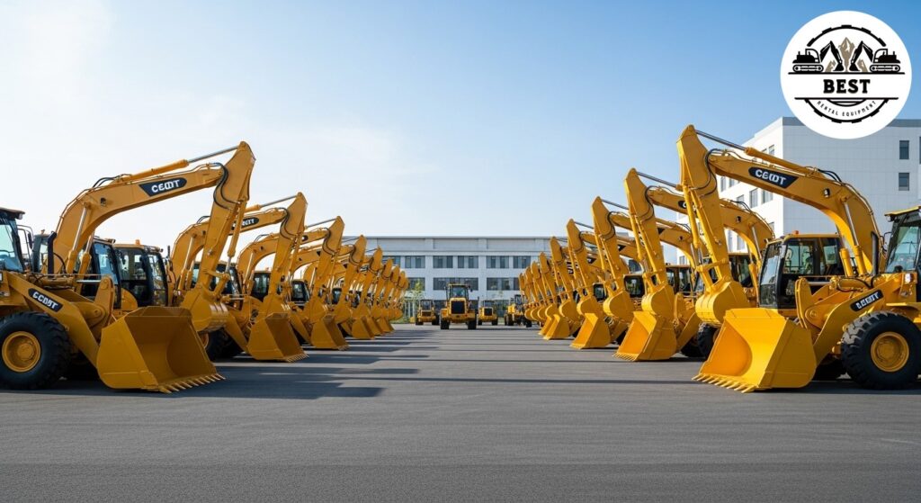 Uniform fleet of matching construction equipment