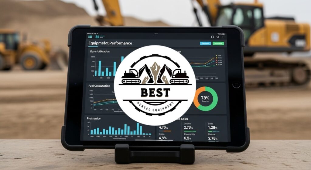 Construction equipment performance dashboard