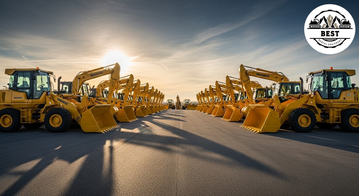 Uniform fleet of matching construction equipment