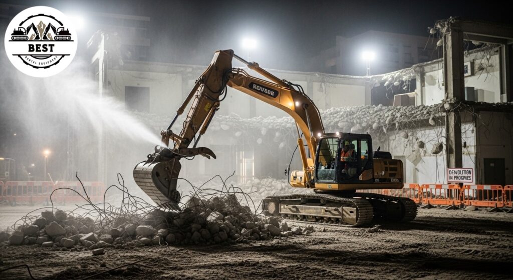 Medium sized excavator