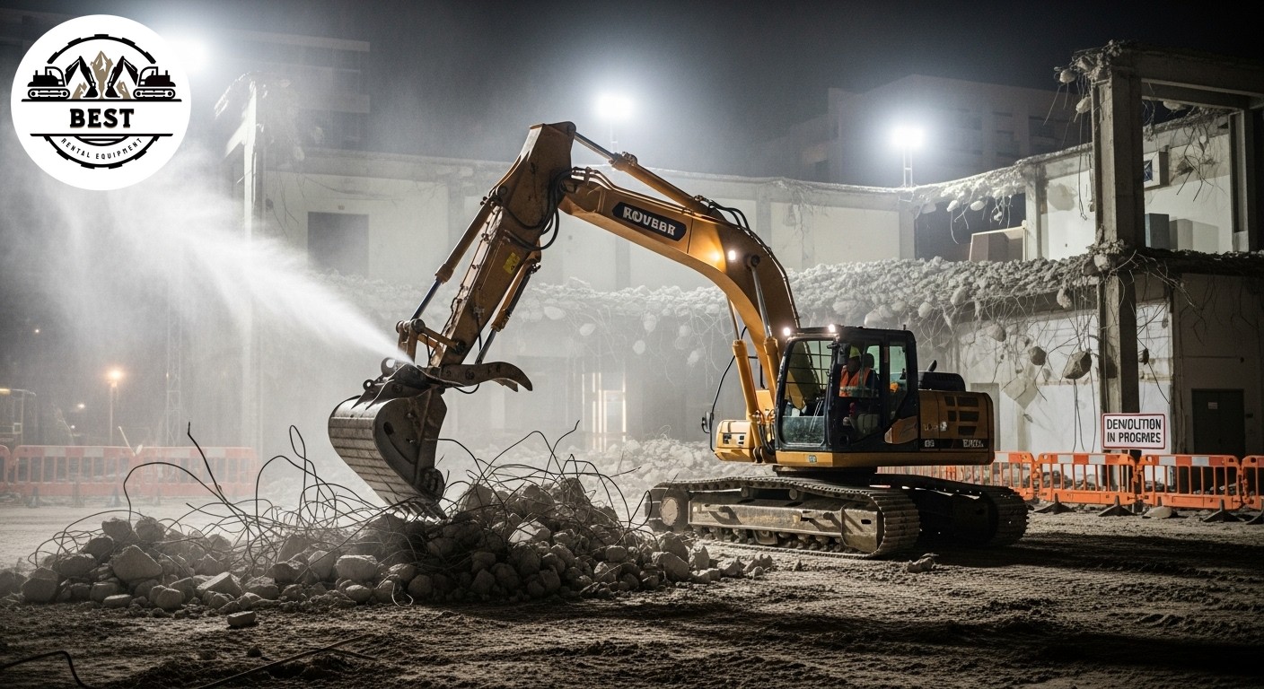 Medium sized excavator