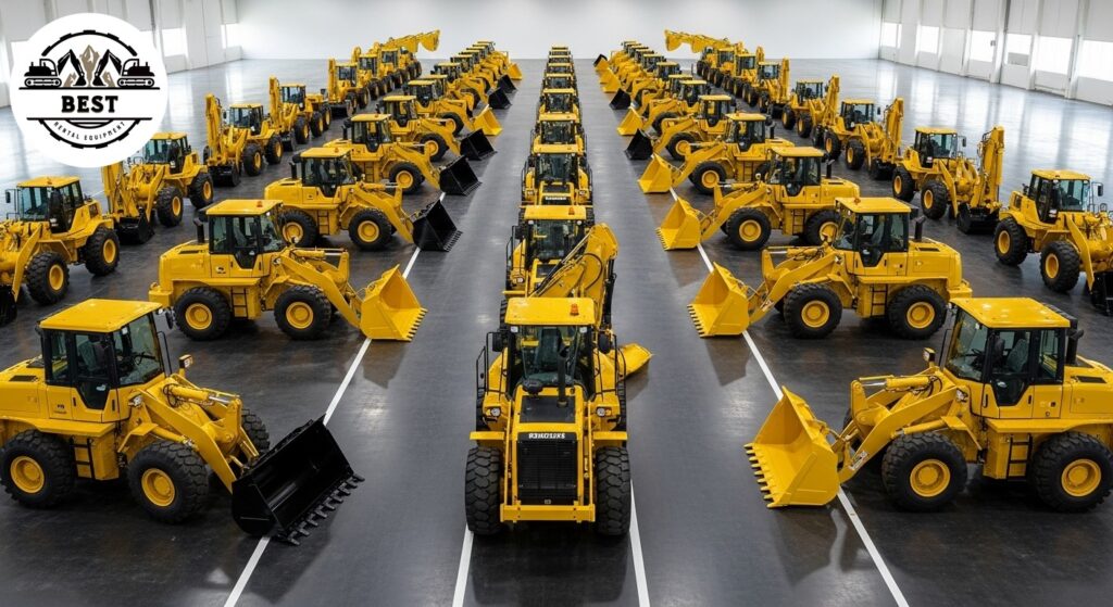 Uniform fleet of matching construction equipment
