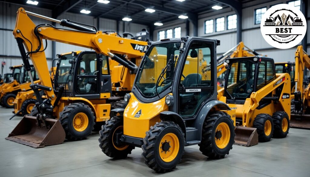Various specialized construction machines