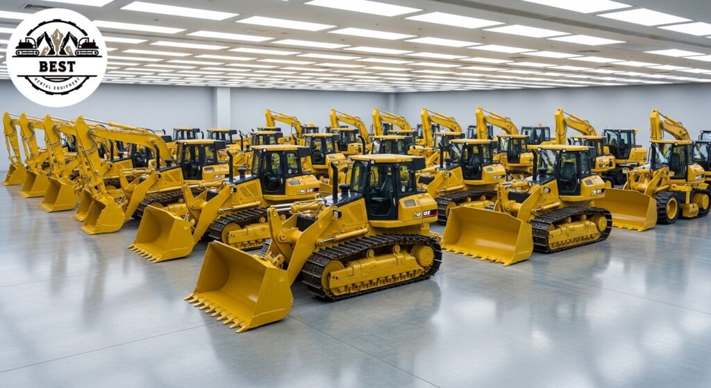 Uniform fleet of matching construction equipment