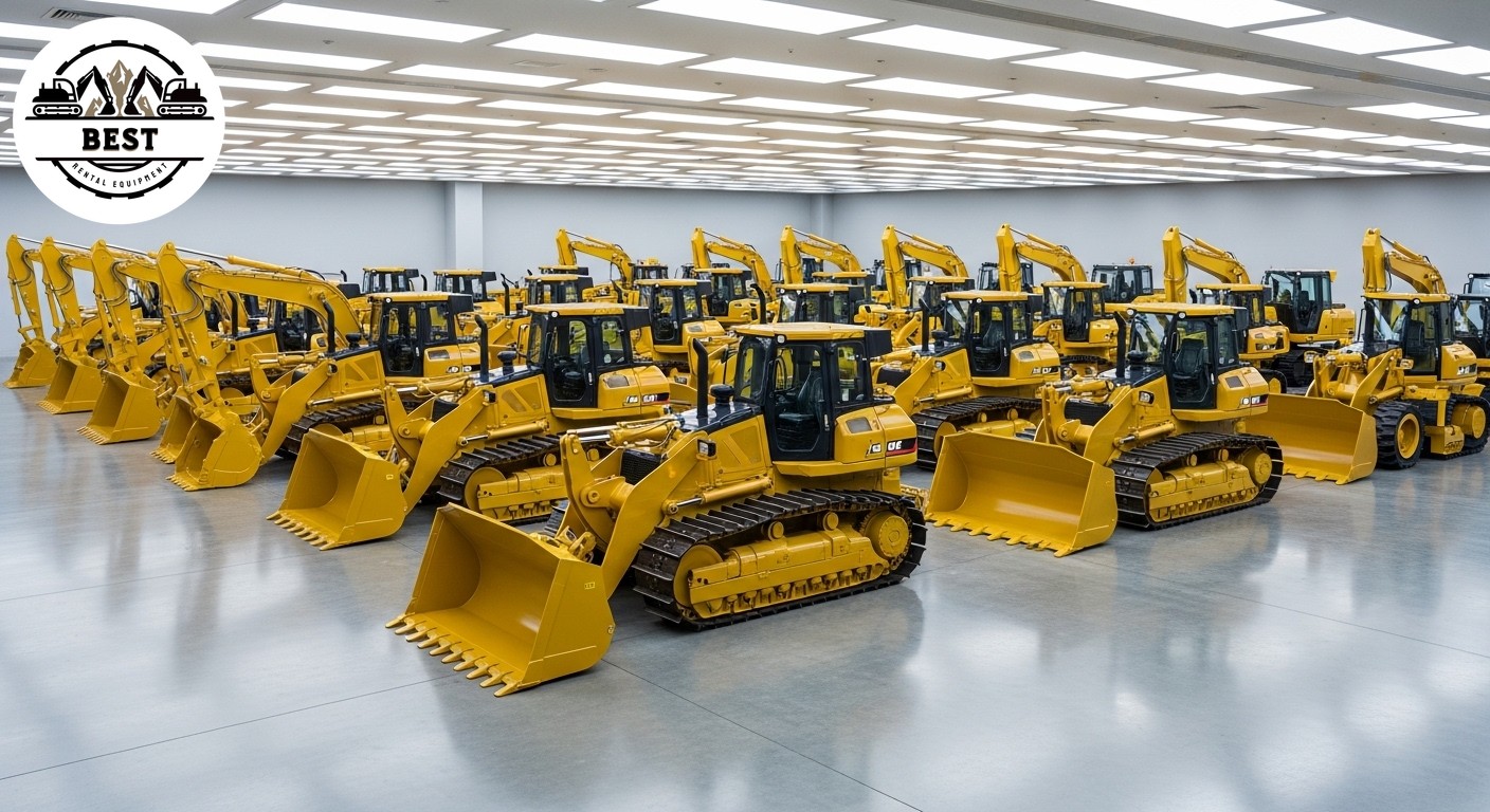 Uniform fleet of matching construction equipment
