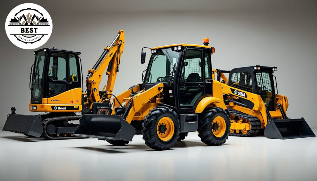 Various specialized construction machines