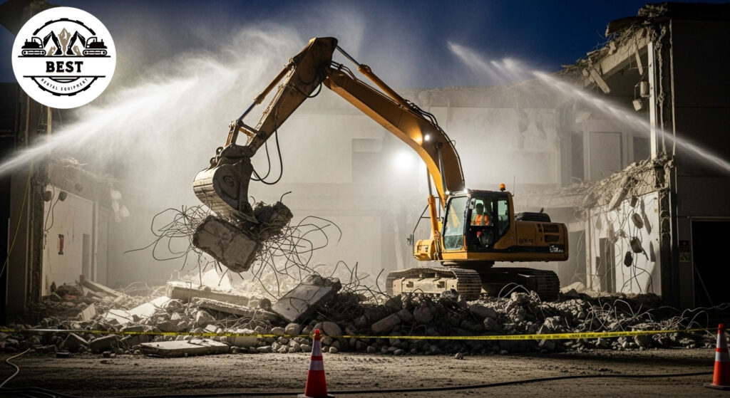 Medium sized excavator